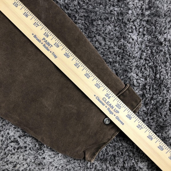 Vintage Carhartt Coat Mens XL Brown Canvas Blanket Lined Corduroy C52 CHT - Picture 6 of 12